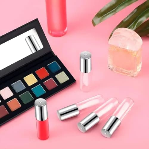 Patelai 100-Piece Clear Mini Lip Gloss Tubes (1.2ml) | Refillable DIY Makeup Containers thumbnail 6