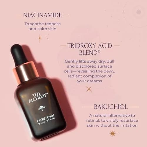 Tru Alchemy Vitamin C Glow Serum 29.57ml (1 fl oz) | Hydrating Anti-Aging Face Serum with Bakuchiol & Acids thumbnail 4