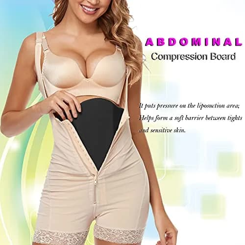 Moolida Post Surgery Abdominal Board for Liposuction & Tummy Tucks | Black, One Size thumbnail 5