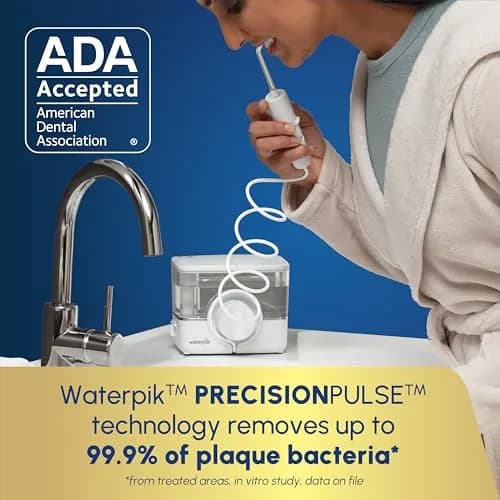 Waterpik ION Rechargeable Water Flosser with 10 Settings & 7 Tips, 591ml (20 Fl Oz) | ADA Accepted for Oral Health thumbnail 3
