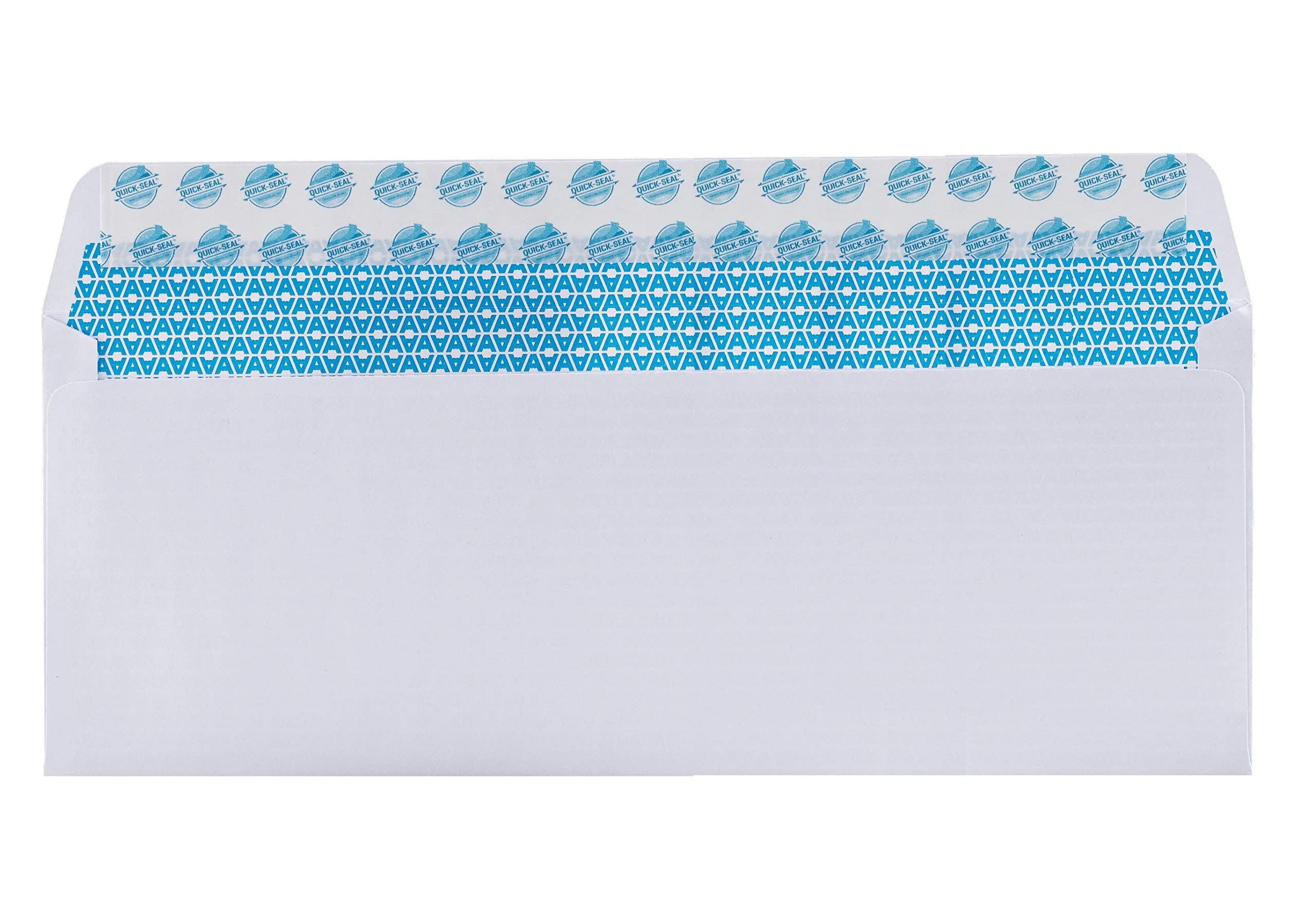 Aimoh Security Tinted Self-Seal Envelopes, White, 40 Count | Size 4-1/8 x 9-1/2 Inches | Window-Less - view 4