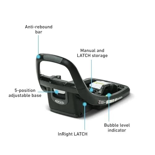 Graco SnugRide SnugFit Infant Car Seat Base Black | Rear-Facing Safety & Easy Install thumbnail 6