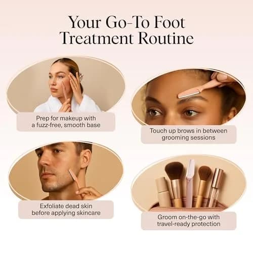 Kitsch Dermaplane Razor for Women Face – Terracotta, 12 Count | Gentle Exfoliation & Facial Hair Removal thumbnail 6