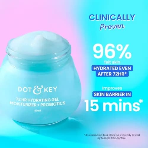 Dot & Key 72HR Hydrating Gel Moisturizer + Probiotics | Water Gel for Skin Hydration & Barrier Boost thumbnail 5
