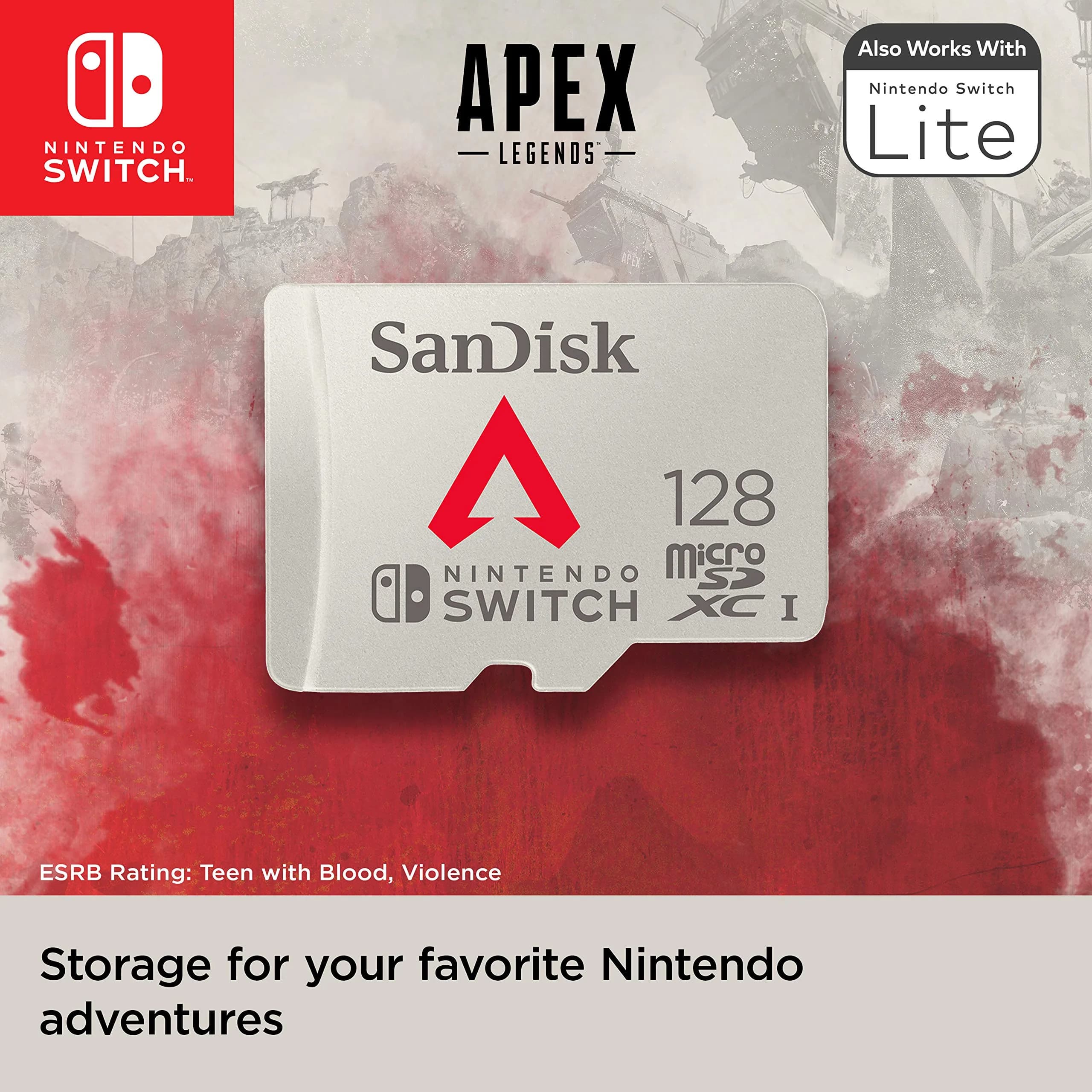 SanDisk 128GB microSDXC Card for Nintendo Switch, Apex Legends Edition | 100MB/s Read, 90MB/s Write - view 5