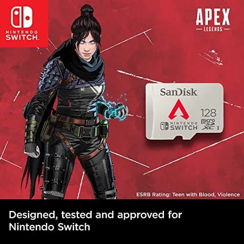 SanDisk 128GB microSDXC Card for Nintendo Switch, Apex Legends Edition | 100MB/s Read, 90MB/s Write thumbnail 3