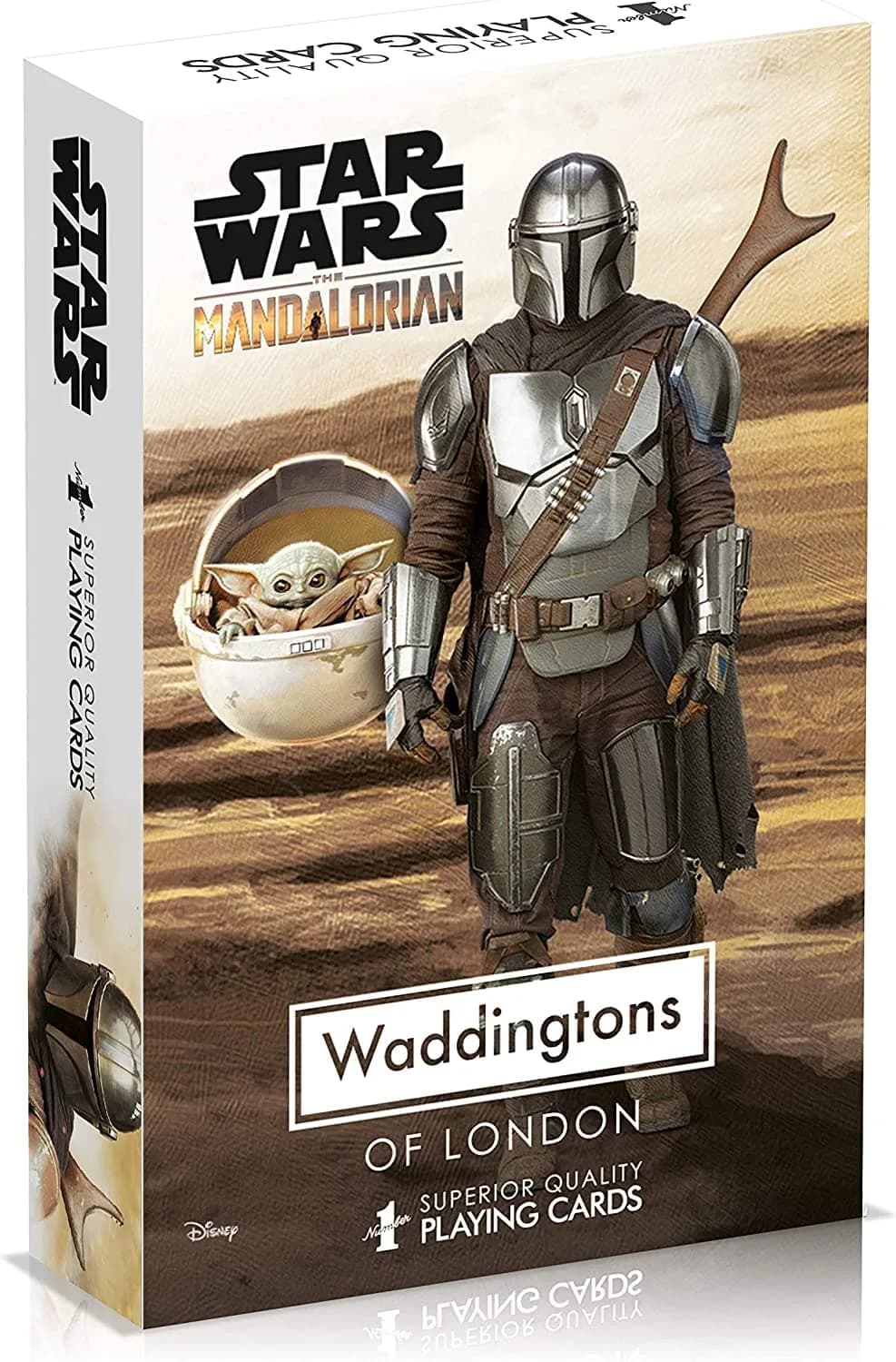 Winning Moves Star Wars The Mandalorian Playing Cards | 54 Cards — Multicolor
