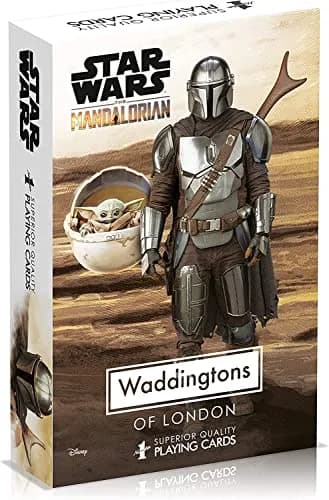 Winning Moves Star Wars The Mandalorian Playing Cards | 54 Cards thumbnail 1