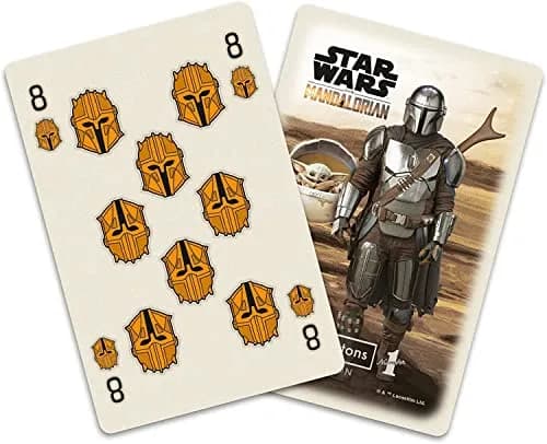 Winning Moves Star Wars The Mandalorian Playing Cards | 54 Cards thumbnail 4