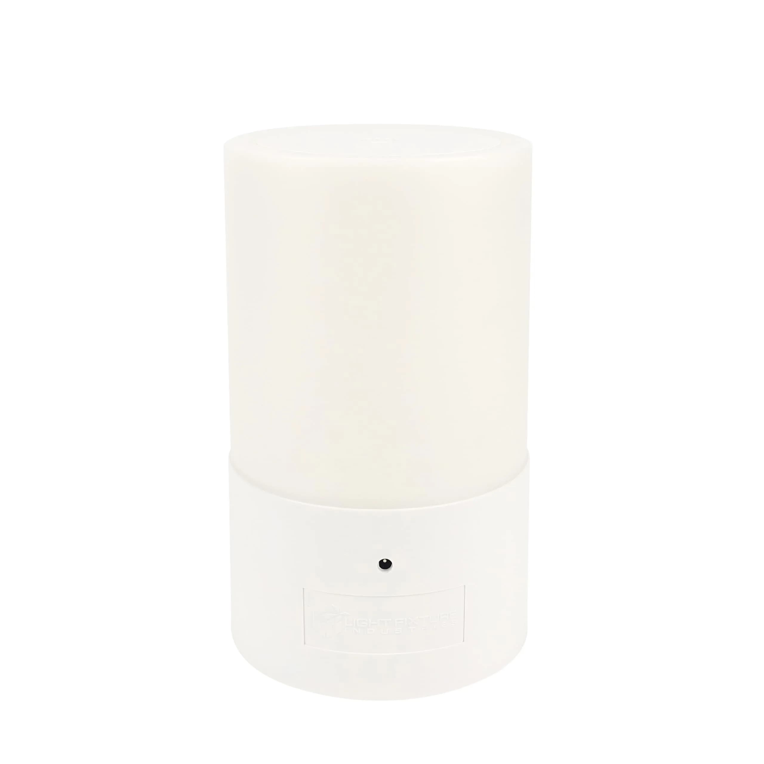 Light Fixture Industries White Emergency Table Lamp | 200+ Hr Runtime, Power Outages