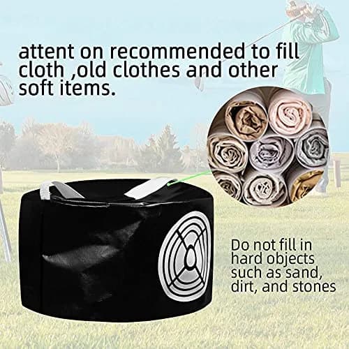 Scott Edward Golf Smash Bag Impact Bag with Hitting Pocket - Black thumbnail 4