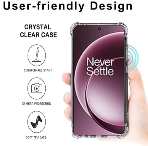 Folmeikat Compatible with OnePlus 15 5G Phone Case Clear | Drop & Scratch Protection (70-120 chars) thumbnail 2