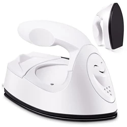 Honoson White Heat Pres | Mini Craft Iron with Charging Base, 10x6x7cm, Portable DIY Tool thumbnail 1