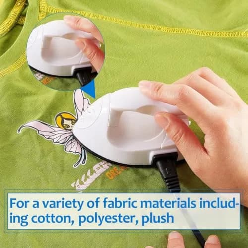 Honoson White Heat Pres | Mini Craft Iron with Charging Base, 10x6x7cm, Portable DIY Tool thumbnail 7