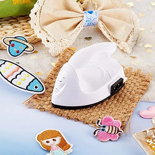 Honoson White Heat Pres | Mini Craft Iron with Charging Base, 10x6x7cm, Portable DIY Tool thumbnail 8