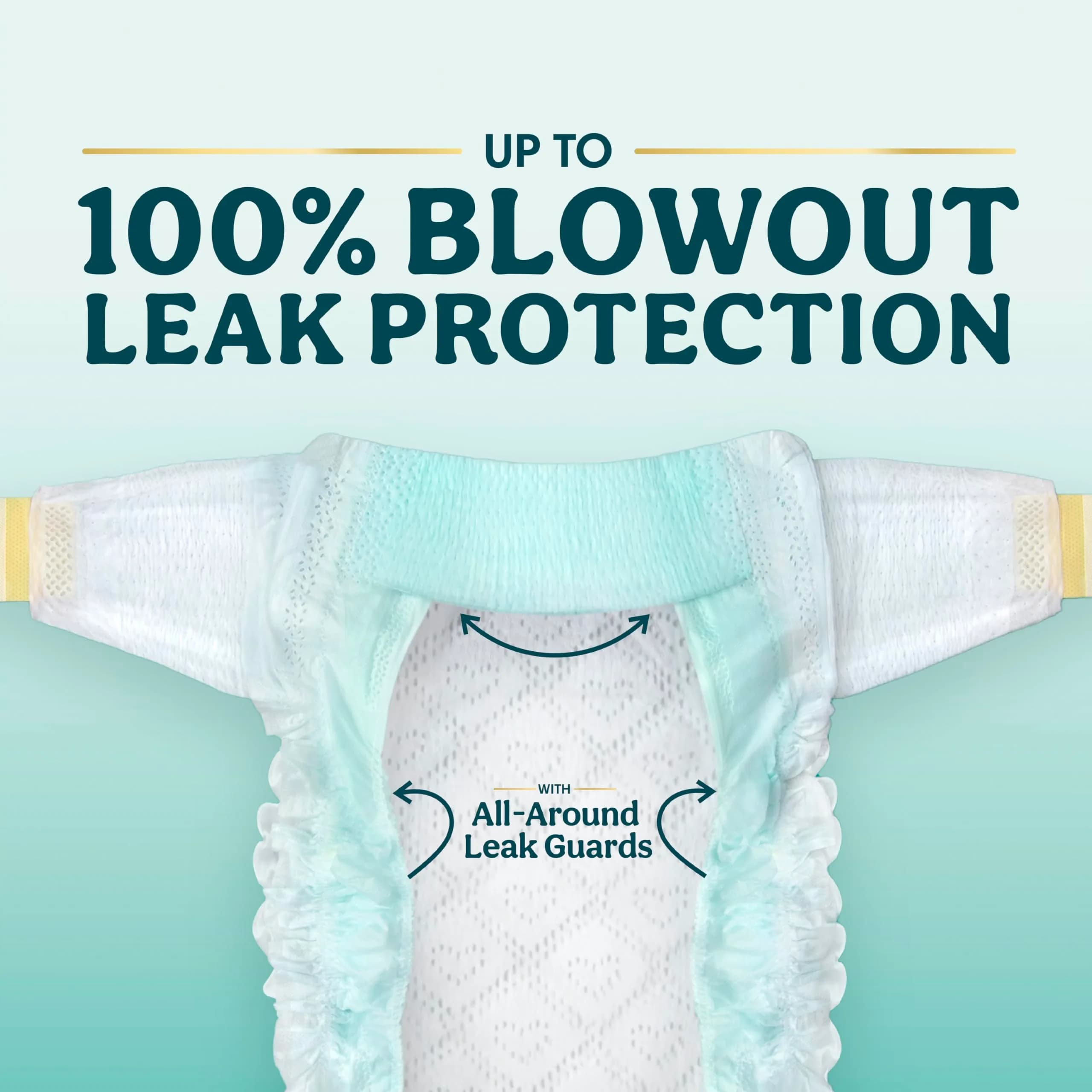 Pampers Swaddlers Diapers Size 1 (7-13 kg / 8-14 lbs) | Hypoallergenic & Fragrance-Free for Sensitive Skin - view 6