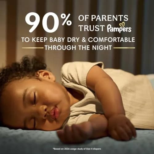 Pampers Swaddlers Diapers Size 1 (7-13 kg / 8-14 lbs) | Hypoallergenic & Fragrance-Free for Sensitive Skin thumbnail 8
