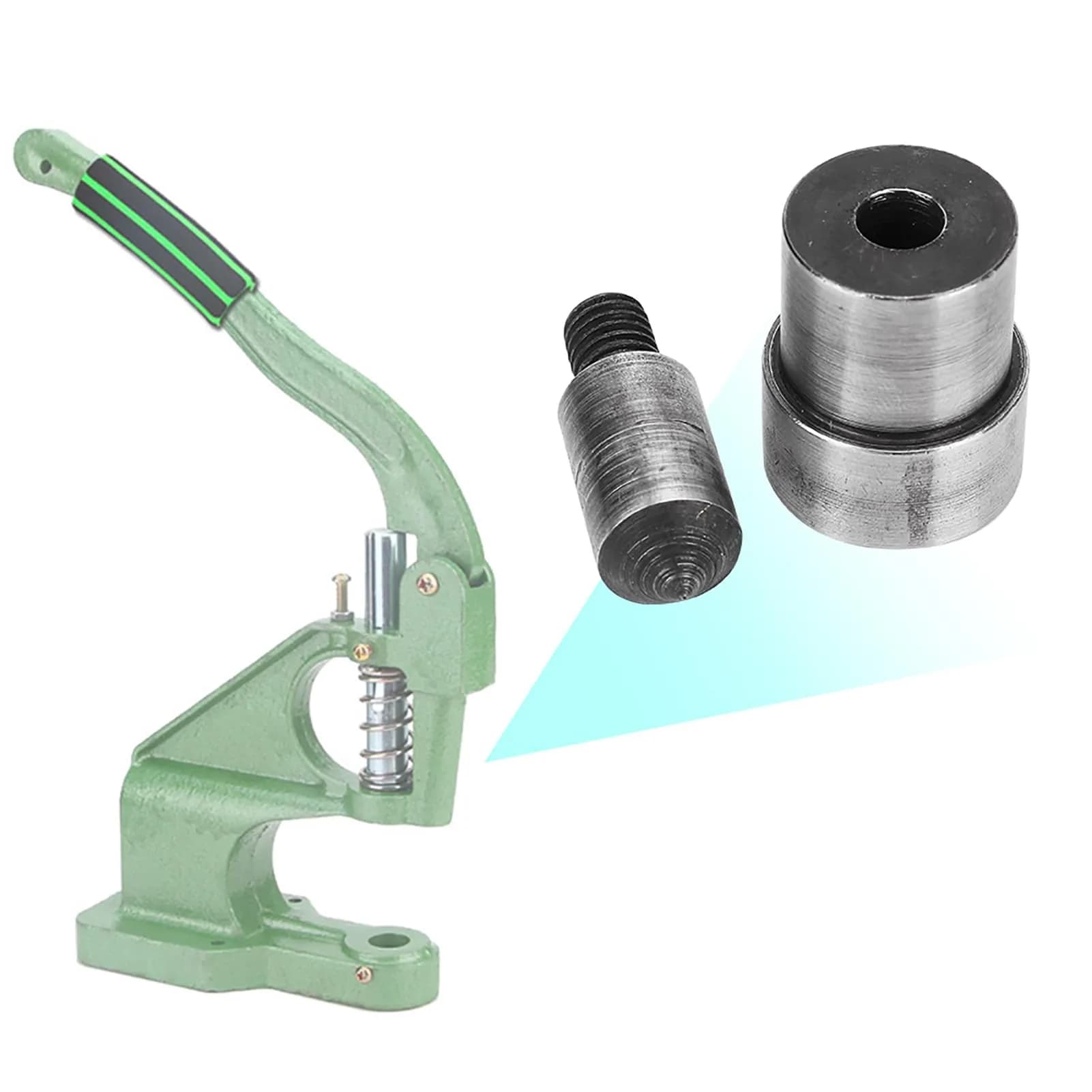 Pssopp Heavy Duty Metal Grommet Eyelet Punch 6.0 mm | Durable Hand Press Tool for Leather & Fabric