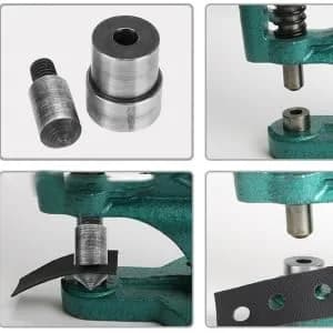 Pssopp Heavy Duty Metal Grommet Eyelet Punch 6.0 mm | Durable Hand Press Tool for Leather & Fabric thumbnail 3