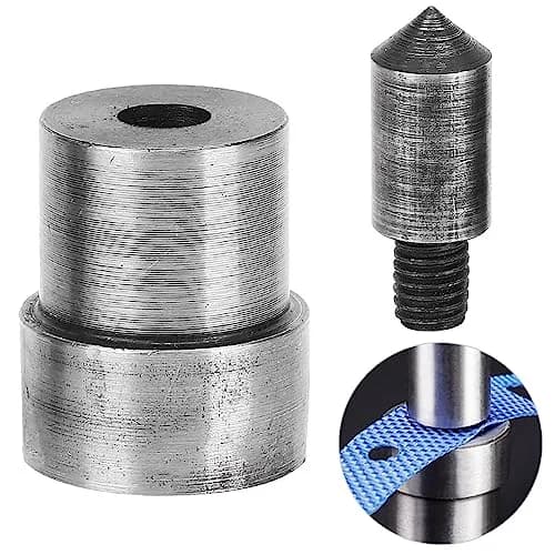 Pssopp Heavy Duty Metal Grommet Eyelet Punch 6.0 mm | Durable Hand Press Tool for Leather & Fabric thumbnail 6