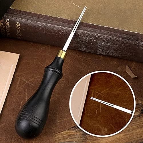 DIUDUS Leather Edge Beveler Tool 0.6mm | Professional Leathercraft Beveler for Edging & Skiving thumbnail 6