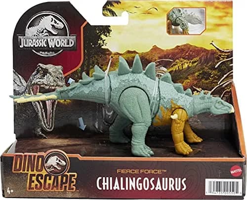 Mattel Jurassic World Toys Fierce Force Chialingosaurus Dinosaur Action Figure 12cm | Movable Joints & Realistic Sculpting thumbnail 7