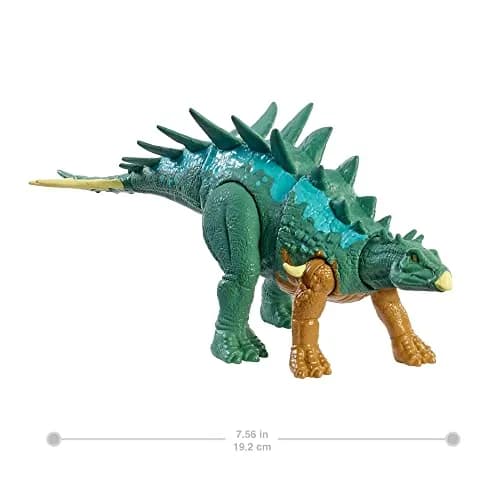 Mattel Jurassic World Toys Fierce Force Chialingosaurus Dinosaur Action Figure 12cm | Movable Joints & Realistic Sculpting thumbnail 3