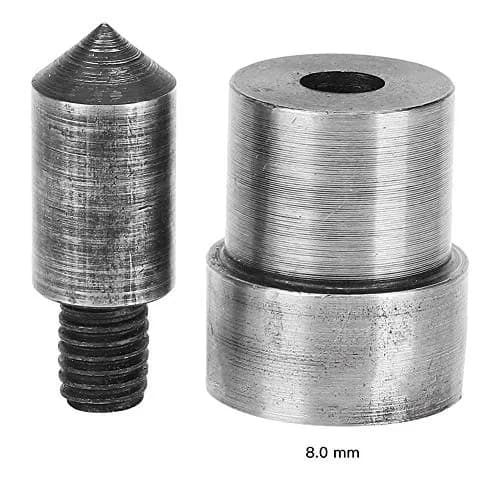 Pssopp Heavy Duty Metal Grommet Eyelet Punch Machine 8.0 mm | Durable Steel Tool for Leather & Fabric thumbnail 2