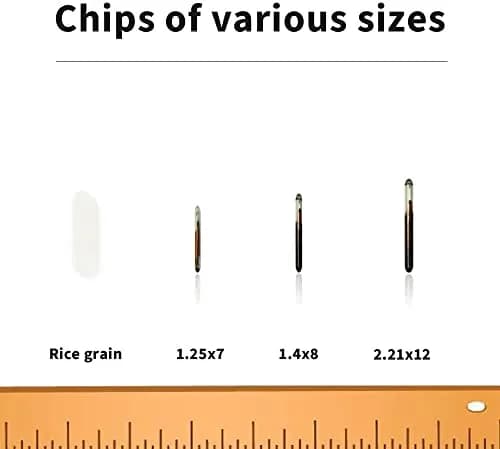 ISENVO Pet Microchips 1.4x8mm | ICAR Certified Animal Implant Chip for Small Pets thumbnail 3