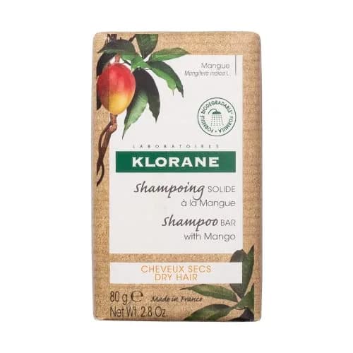 Klorane Nourishing Shampoo Bar with Mango 2.8 Oz | Deeply Nourishes & Hydrates Dry Hair thumbnail 1
