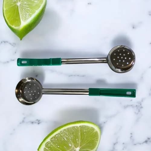 Habanerofire 4 oz Slotted Stainless Steel Portion Control Ladle Spoodle - Pack of 2 | Commercial Grade for Draining & Serving Pasta, Veggies thumbnail 8