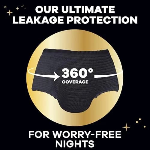 Always ZZZ Overnight Disposable Period Underwear for Women Small/Medium, 14 Count (2 Packs of 7) | Ultimate Leakage Protection thumbnail 3