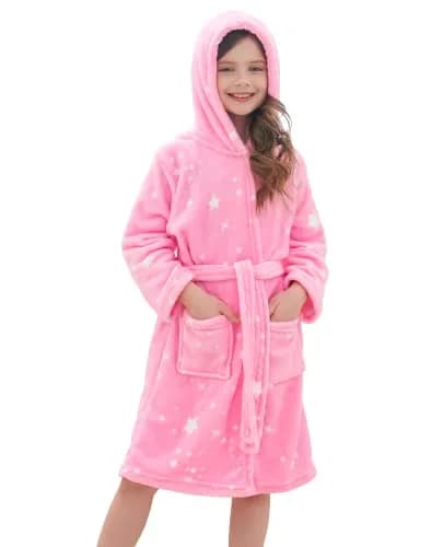 Doctor Unicorn Soft Hooded Rainbow Bathrobe for Girls 10-11 Years | Bright Colors & Premium Polyester thumbnail 6