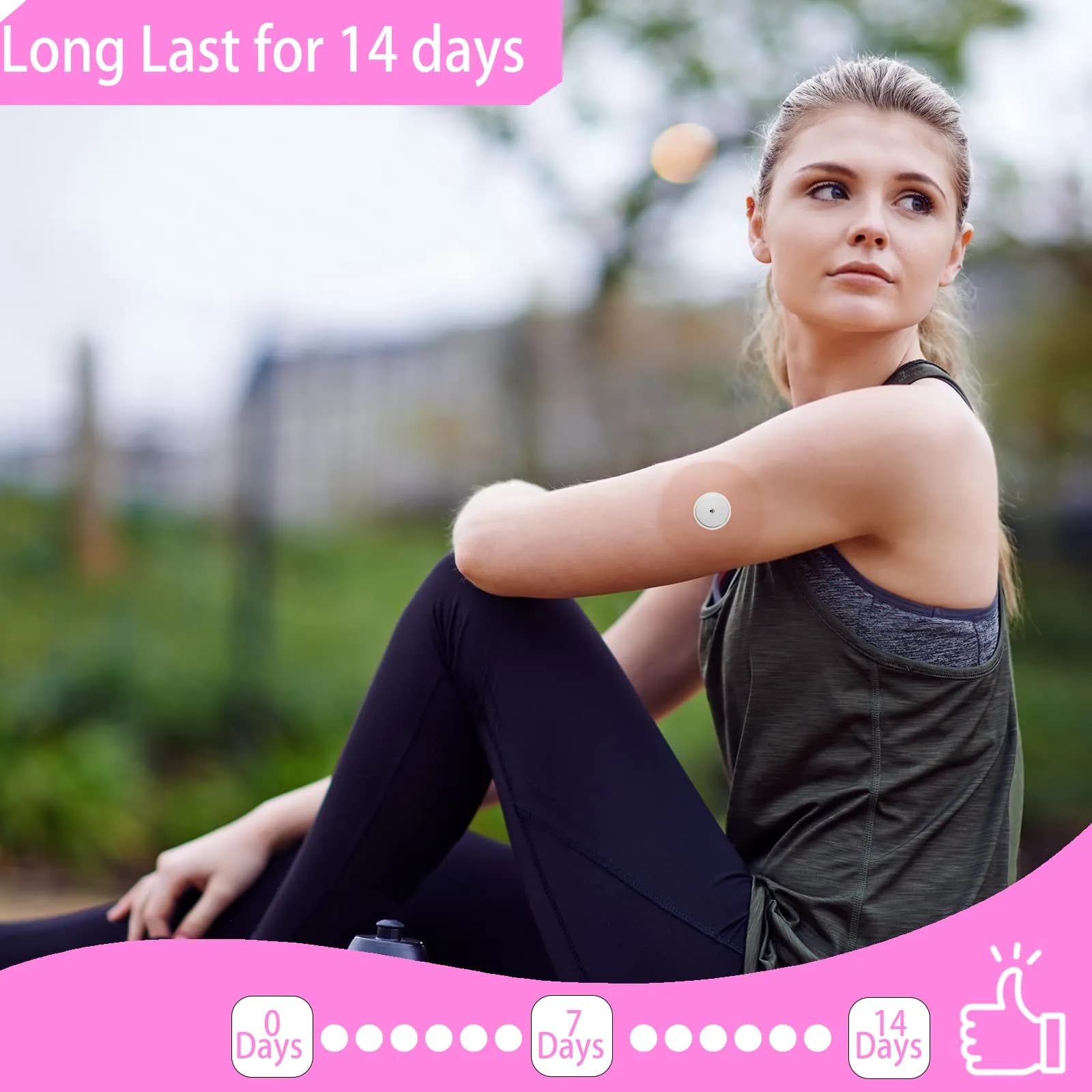 HONYOU Libre 2 Plus Sensor Covers Transparent 40 Count | Waterproof & Breathable Adhesive Patches thumbnail 6