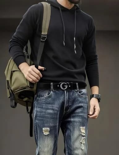 Civantiya Men's Ratchet Belt Leather Belt Adjustable for Men Gift 1 3/8-Inch | Perfect Fit & Urban Style thumbnail 5