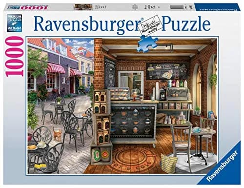 Ravensburger Quaint Cafe 1000 Piece Jigsaw Puzzle for Adults | Handcrafted Germany, Perfect Fit, Captivating Cafe Scene thumbnail 2