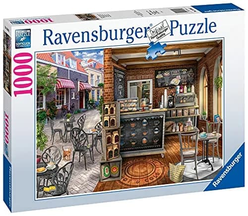 Ravensburger Quaint Cafe 1000 Piece Jigsaw Puzzle for Adults | Handcrafted Germany, Perfect Fit, Captivating Cafe Scene thumbnail 3