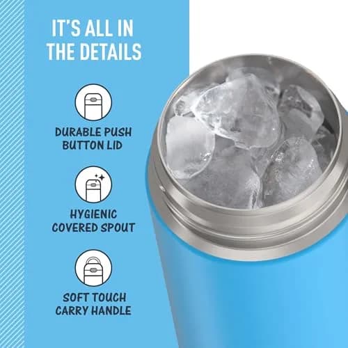THERMOS FUNTAINER Water Bottle with Spout, 16oz (473ml) | Keeps Drinks Cold for 12 Hours thumbnail 4