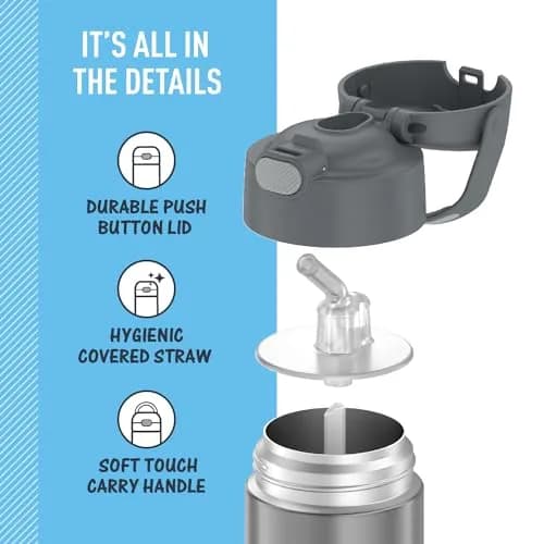 THERMOS FUNTAINER Water Bottle with Straw, 12oz (355ml) | Keeps Drinks Cold for 12 Hours thumbnail 4