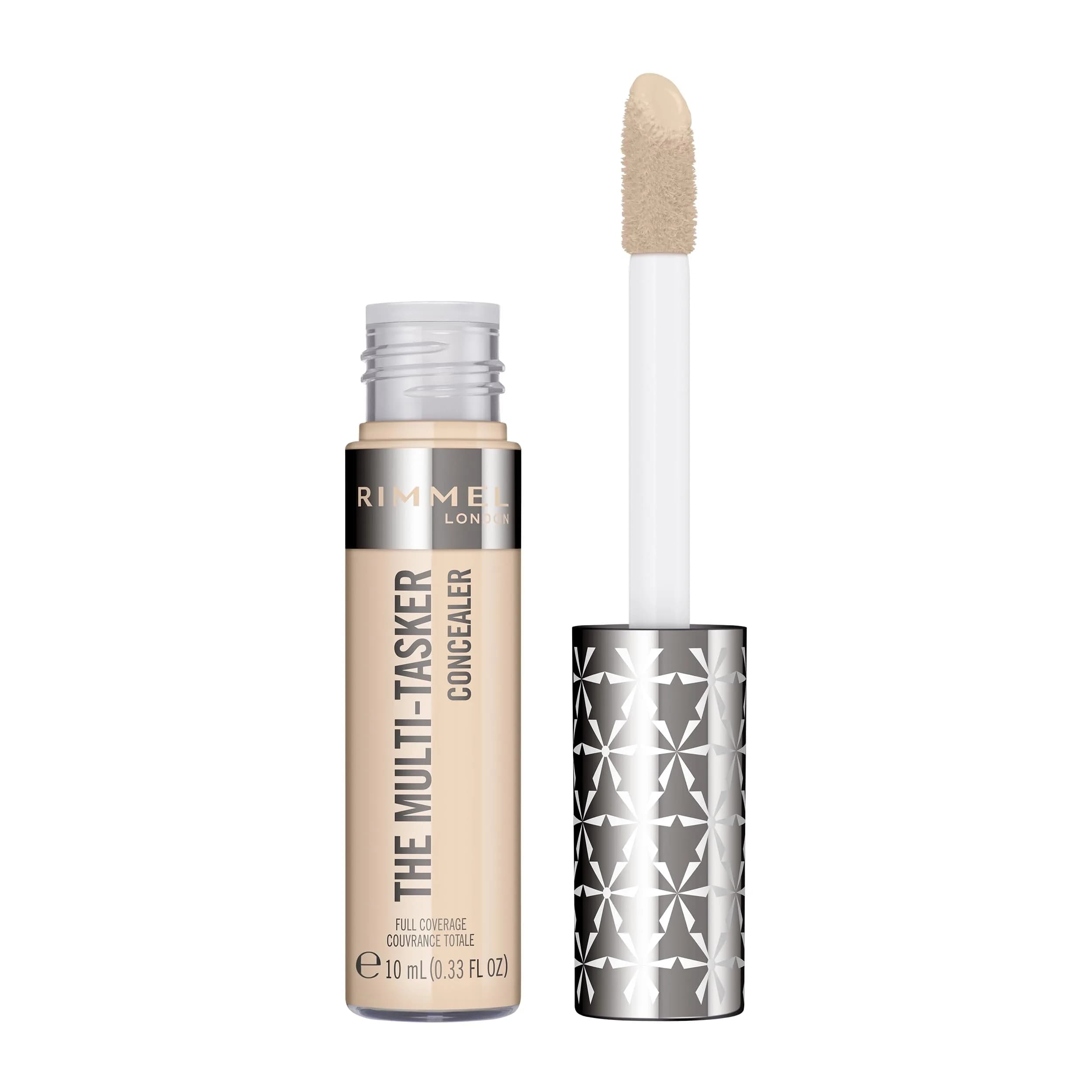 Rimmel Multi-Tasker Concealer 0.33oz | Crease-Proof, Waterproof, Vegan Formula — 010 Porcelain