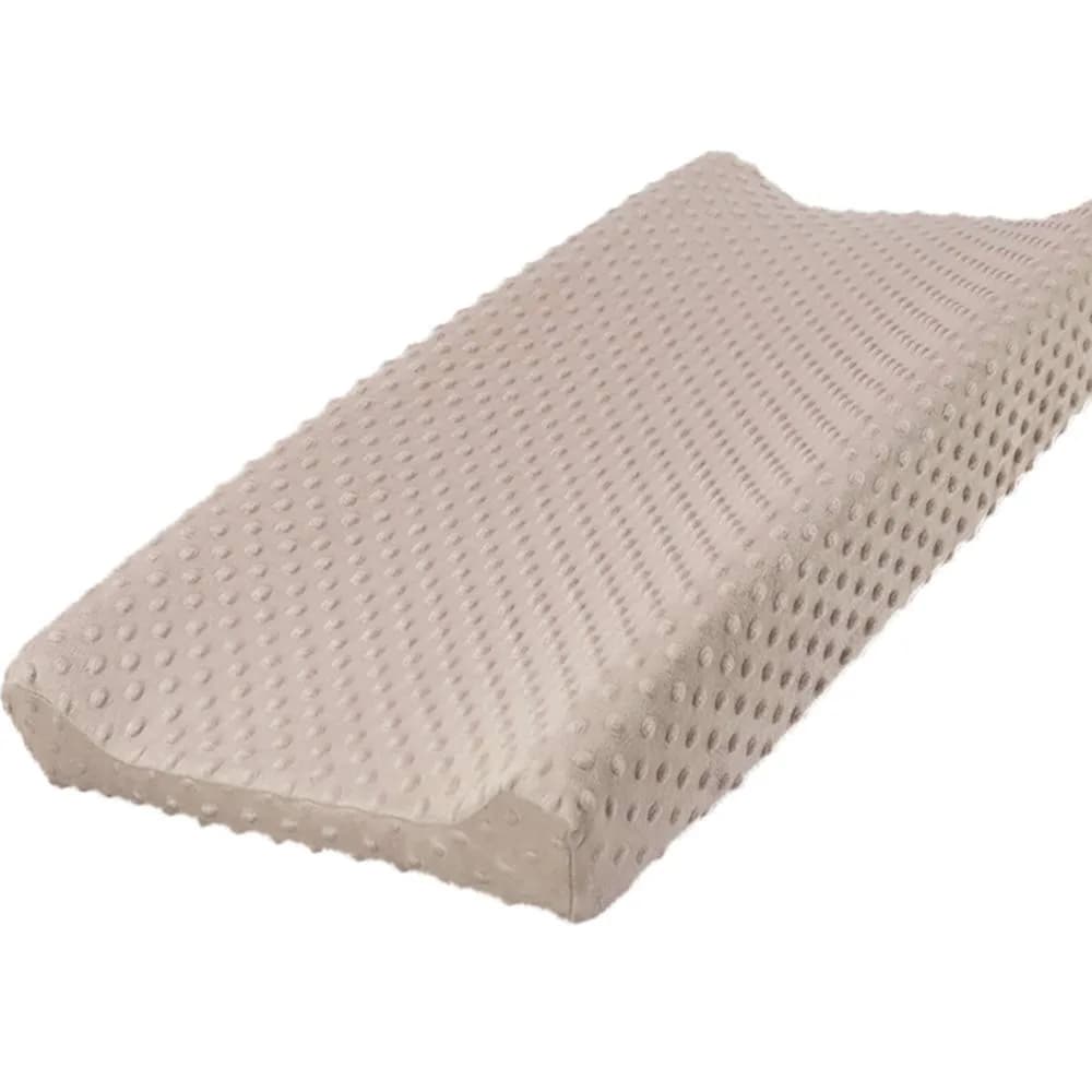 OWLOWLA Changing Pad Cover Soft Minky Table Sheets Baby Boys Girls | Ultra-Soft & Breathable, Fits Most Standard Pads, Easy to Wash, Khaki