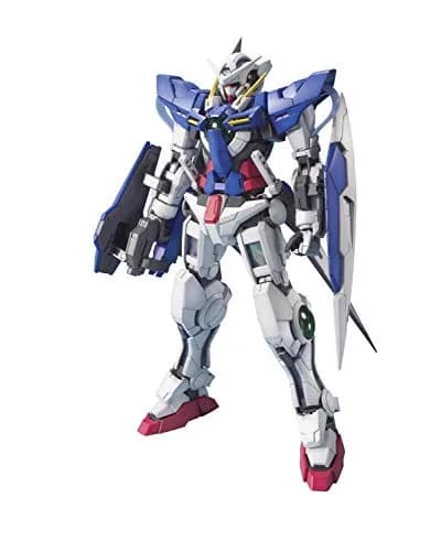 Bandai Spirits Gundam Exia MG 1/100 Model Kit 18.3 cm (7.2 inches) | Green Translucent Plastic with Holographic Film thumbnail 1