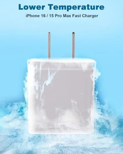 Nuinno 20W Fast Charger for iPhone 17/16/15 & iPad, 2 Pack, 10FT Cables | Ultra-Fast Charging with Safety thumbnail 5