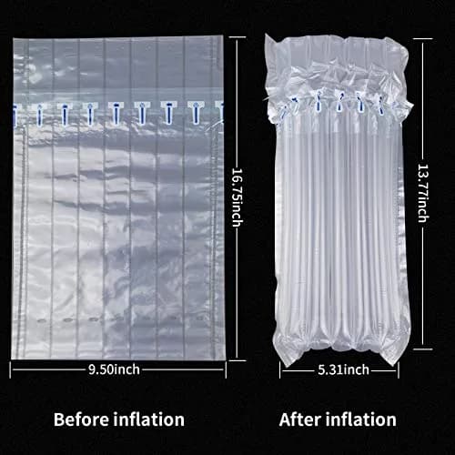 Conilly Inflatable Wine Bottle Travel Protector Bags with Pump, 50 Packs 16.75" x 9.5" (42.5 cm x 24.1 cm) | Safe Choice for Wine Transportation thumbnail 2