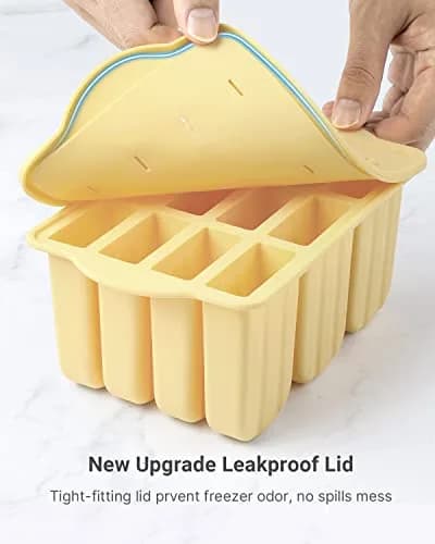 MEETRUE Popsicles Molds 12 Pieces Silicone Popsicle Maker BPA-Free | Easy-Release Ice Pop Mold for Homemade Frozen Treats thumbnail 5
