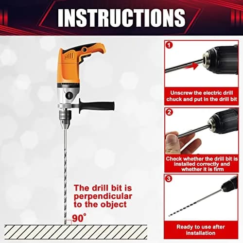 wesleydrill Extra Long Brad Point Drill Bit Set 12 inch (300mm) Carbon Steel | Woodworking Precision thumbnail 8
