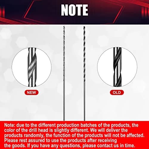 wesleydrill Extra Long Brad Point Drill Bit Set 12 inch (300mm) Carbon Steel | Woodworking Precision thumbnail 3