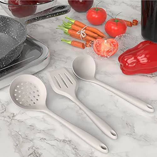 AOTHOD Silicone Cooking Utensils Set - Heat Resistant Kitchen Gadgets, BPA Free, Dishwasher Safe | 446°F thumbnail 5