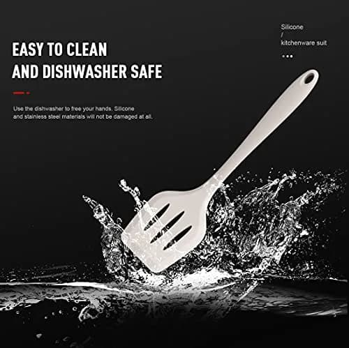 AOTHOD Silicone Cooking Utensils Set - Heat Resistant Kitchen Gadgets, BPA Free, Dishwasher Safe | 446°F thumbnail 3