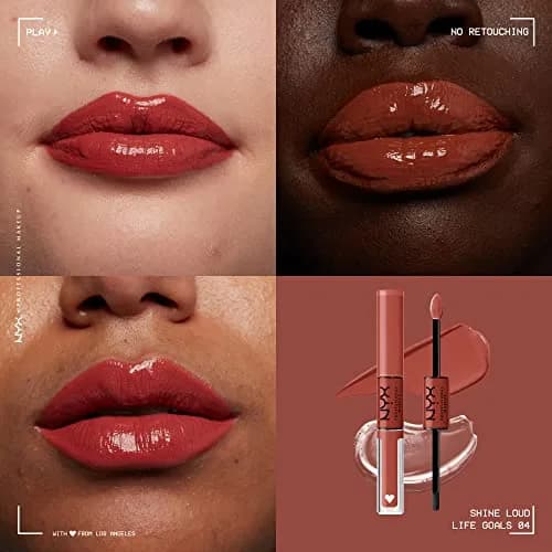NYX PROFESSIONAL MAKEUP Shine Loud Lipstick 1 Count | 16hr No-Transfer, High-Shine, Vegan thumbnail 3